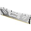 Модуль памяти для компьютера DDR5 16GB 6800 MHz Renegade White XMP Kingston Fury (ex.HyperX) (KF568C36RW-16) - Изображение 1