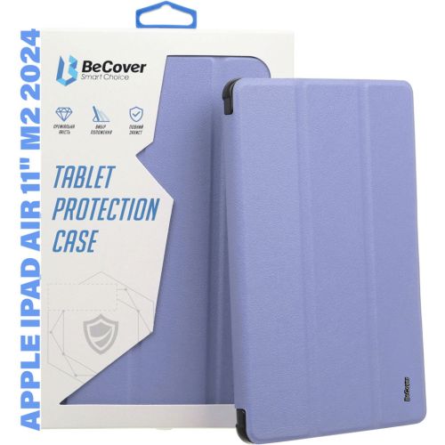Чехол для планшета BeCover Tri Fold Hard TPU Apple iPad Air 11 M2 2024 Purple (711404)