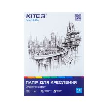Бумага для чертежа Kite А3 Classic 200г/м2, 10 листов (K-270)