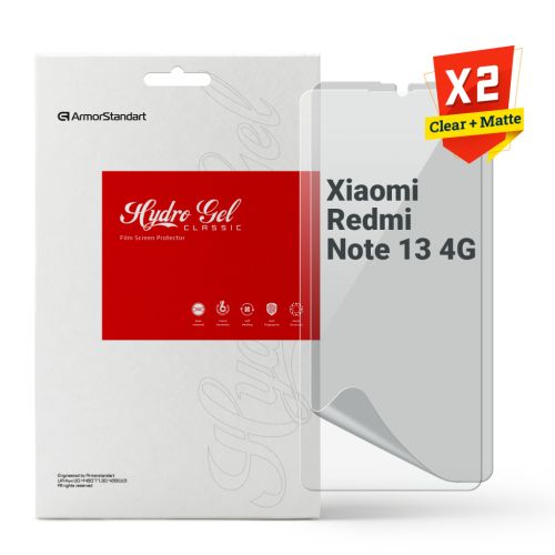 Пленка защитная Armorstandart Kit Clear + Matte Xiaomi Redmi Note 13 4G (ARM80709)