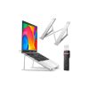 Підставка до ноутбука Vention Foldable 90-136mm Laptop up 15.6 stand silver (H055-SL) - Зображення 1