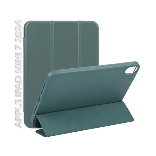 Чехол для планшета BeCover Tri Fold Soft TPU BeCover Apple iPad Mini 7 2024 Dark Green (712445)