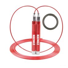 Скакалка MadMax MFA-286 Speed jump rope швидкісна Червона (MFA-286-RED-U)
