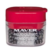 Грузило Maver набір Pallini Supercalibrati Teneri 10 (0.040g) (1300.34.59)