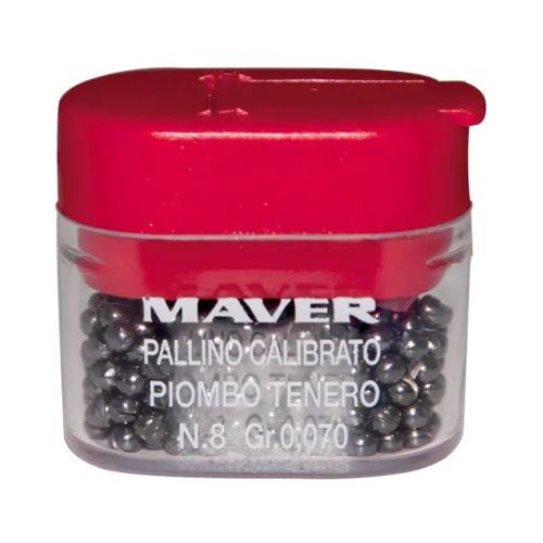 Грузило Maver набір Pallini Supercalibrati Teneri 10 (0.040g) (1300.34.59)