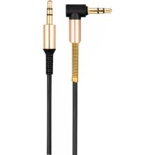 Кабель мультимедійний 3.5mm M to 3.5mm M 1.0m 90-degree UPA02 Black HOCO (6957531025665) Кабель мультимедійний 3.5mm M to 3.5mm M 1.0m 90-degree UPA02 Black HOCO (6957531025665)
