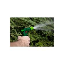 Дождеватель Verto пистолетный, 1/2-3/4, регулировка напора/распила воды, держатель двухкомпонентный (15G716)