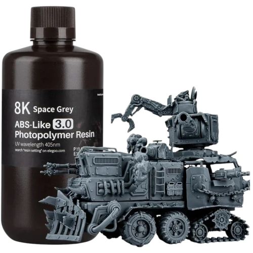 Фотополимерная смола ELEGOO Resin, ABS-like 3.0 8K 1кг, space gray (50.103.0221) Фотополимерная смола ELEGOO Resin, ABS-like 3.0 8K 1кг, space gray (50.103.0221)