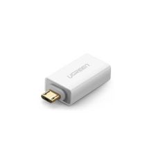 Переходник OTG USB 2.0 AF to Micro 5P US195 white Ugreen (30529)