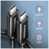 Дата кабель USB-C to USB-C 2.0m USB 2.0 PD 240W 5A black AXAGON (BUCM2-CM20AB) - Зображення 3