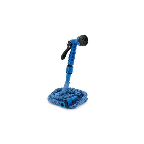 Поливочный шланг Voltronic KY-75B, 2,5-7.5м/25ft, + распылитель, насадка на кран, Blue, Box (KY-75B)