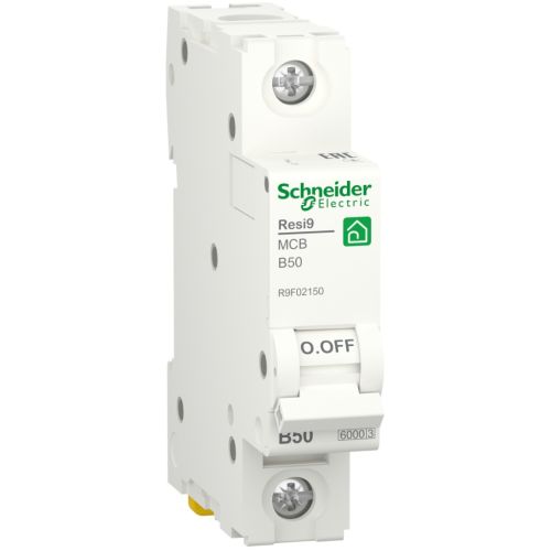 Автоматический выключатель Schneider Electric RESI9 6kA 1P 50A (R9F02150)