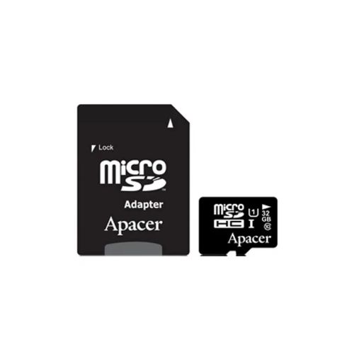 Карта памяти Apacer 32GB microSDHC UHS-I Class10 w/ 1 Adapter RP (AP32GMCSH10U1-R)