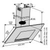 Вытяжка кухонная Ventolux MIRROR 60 BK (800) TC - Изображение 1