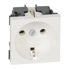 Розетка Legrand Розетка Schuko 16А 250В без шторок, 2 модуля, MOSAIC (077210)