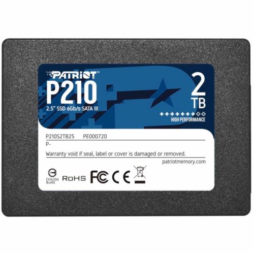 Накопитель SSD 2.5 2TB Patriot (P210S2TB25)