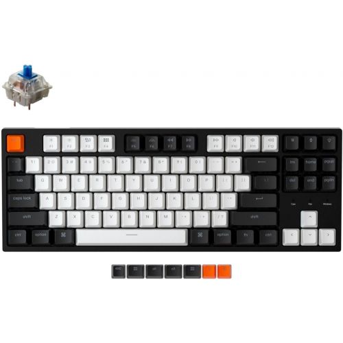 Клавиатура Keychron C1 Wired 87 Key Hot-Swap Gateron Switch White LED Blue (C1G2_KEYCHRON)