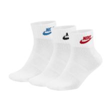 Шкарпетки Nike U NK NSW EVERYDAY ESSENTIAL AN 3PR DX5074-911 38-42 3 пари Білий/Мультиколор (196148785852)