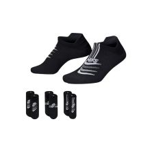 Шкарпетки Nike W NK EVERYDAY PLUS LTWT NS 3PR DH5474-903 34-38 3 пари Чорні (195244784288)