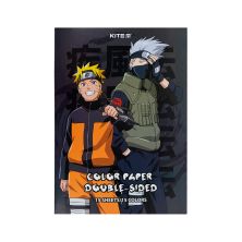 Кольоровий папір Kite А4 двосторонній Naruto 15арк/15 кол (NR24-250)