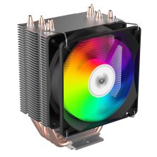 Кулер до процесора 2E GAMING Air Cool AC90D4-ARGB, LGA1700, 1200, 115x, 1366, AM5, AM4, AM3, AM3+, 4pin PWM, 3pin +5VA (2E-AC90D4-ARGB)