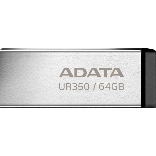 USB флеш накопитель ADATA 64GB UR350 Silver-Black USB 3.2 (UR350-64G-RSR/BK)