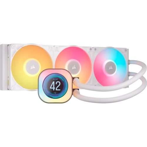 Система рідинного охолодження Corsair iCUE LINK TITAN 360 RX LCD White AIO (CW-9061026-WW)