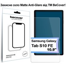 Скло захисне BeCover Matte Anti-Glare Samsung Galaxy Tab S10 FE (SM-X520/SM-X526) 10.9 (713442)