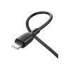 Дата кабель USB 2.0 AM to Lightning 1.0m 2.4A PVC BX91 black BOROFONE (6974443389883) - Зображення 2