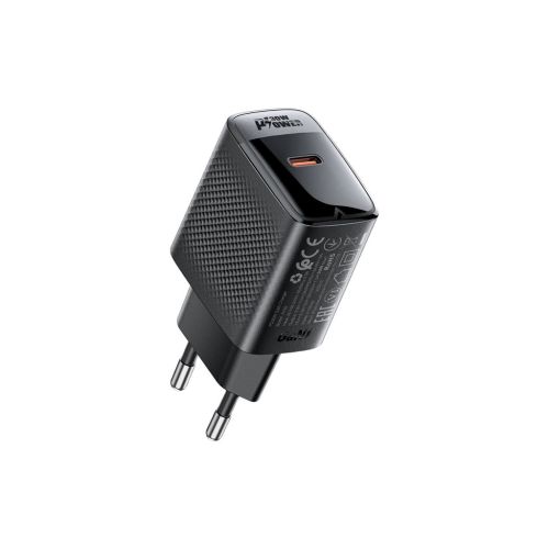 Зарядное устройство Acefast A102 USB-C PD30W GaN Black (6974316283287)