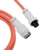 Дата кабель USB-C + USB A to USB-C 1.36m Coiled Aviator orange Keychron (CAB14_KEYCHRON) - Изображение 2