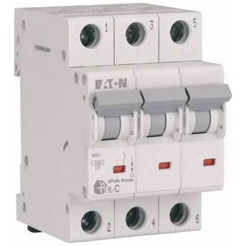 Автоматический выключатель Eaton 3-п. С 10А HL 4.5кА