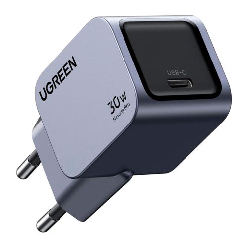 Зарядное устройство Ugreen USB-C PD30W GaN X703 gray (35006) Зарядное устройство Ugreen USB-C PD30W GaN X703 gray (35006)