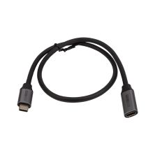 Дата кабель USB-C M to USB-C F 0.5m 5Gbps 60W 4K60Hz Cabletime (CA913664)