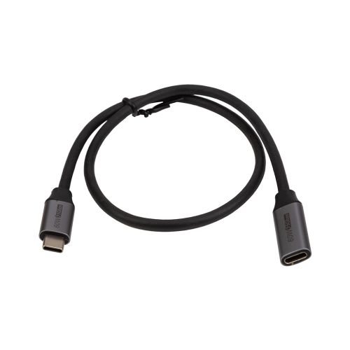 Дата кабель USB-C M to USB-C F 0.5m 5Gbps 60W 4K60Hz Cabletime (CA913664)
