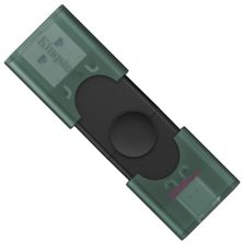 USB флеш накопитель Kingston 256GB DataTraveler Duo USB 3.2 / Type-C Black/Green (DTDEG2/256GB)