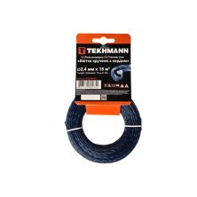 Жилка косильная Tekhmann Цветок витый с кордом 2,4 мм × 15 м (41524015)