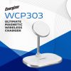 Зарядний пристрій Energizer 15W 3-in-1 magnetic wireless white (WCP303) - Зображення 2