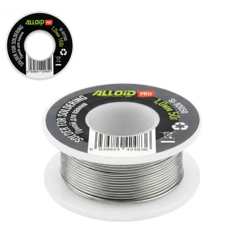 Припій для пайки Alloid Pro, 1.0мм, ПОС60, 100г (SI-92100)