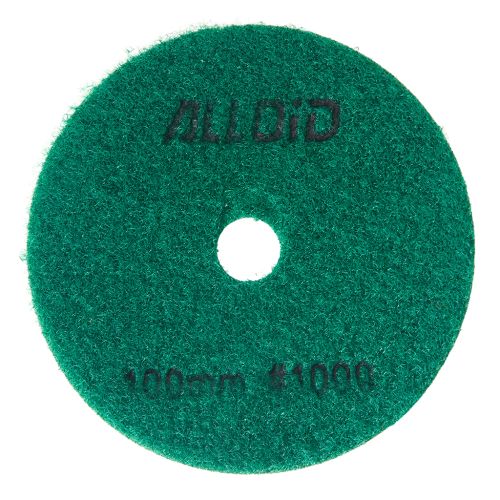 Круг зачистной Alloid Pro, алмазный, шлифовальный, на липучке, 100мм, зерно 1000 (DD-63289)