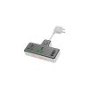 Мережевий фільтр живлення HOCO AC11A, 2 роз, 3 USB, USB-C, 17W, 1,5м Black (AC11AB) - Зображення 3
