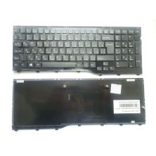 Клавиатура ноутбука Fujitsu LifeBook AH552 черная с черной рамкой UA (A43876) Клавиатура ноутбука Fujitsu LifeBook AH552 черная с черной рамкой UA (A43876)