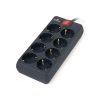 Сетевой фильтр питания REAL-EL REAL-EL RS-8 PROTECT, 3m, black (EL122300022) - Изображение 2