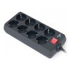 Сетевой фильтр питания REAL-EL REAL-EL RS-8 PROTECT, 3m, black (EL122300022) - Изображение 3