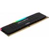 Модуль пам'яті для комп'ютера DDR4 16GB (2x8GB) 3600 MHz Ballistix Black RGB Micron (BL2K8G36C16U4BL) - Зображення 1