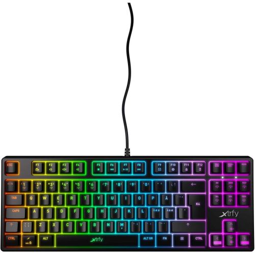 Клавиатура Xtrfy K4 TKL RGB Kailh Red RU (XG-K4-RGB-TKL-R-RUS)