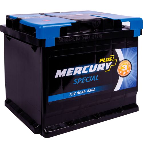 Акумулятор автомобільний MERCURY battery SPECIAL Plus 50Ah (P47297)