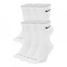 Шкарпетки Nike U NK ED PLS CSH CRW 6PR-132 SX6897-100 34-38 6 пар Білі (193658363655)