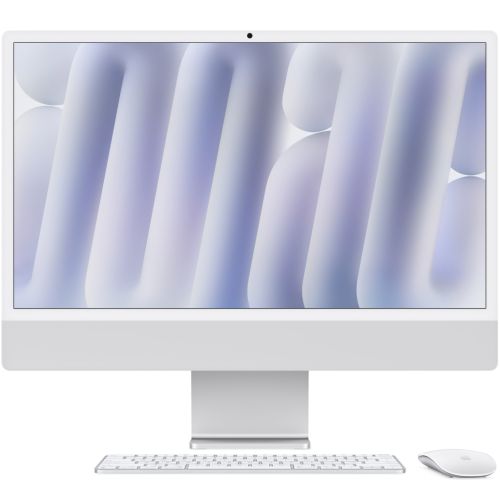 Компьютер Apple 24 iMac Retina 4.5K / Apple M4 (8-c/CPU, 8-c/GPU), 16, 256, Silver (MWUC3UA/A)