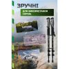 Трекінгові палиці PowerPlay 9109 Fika Black/Red 60-135 см (PP_9109_Fika_Bl/Red) - Зображення 2
